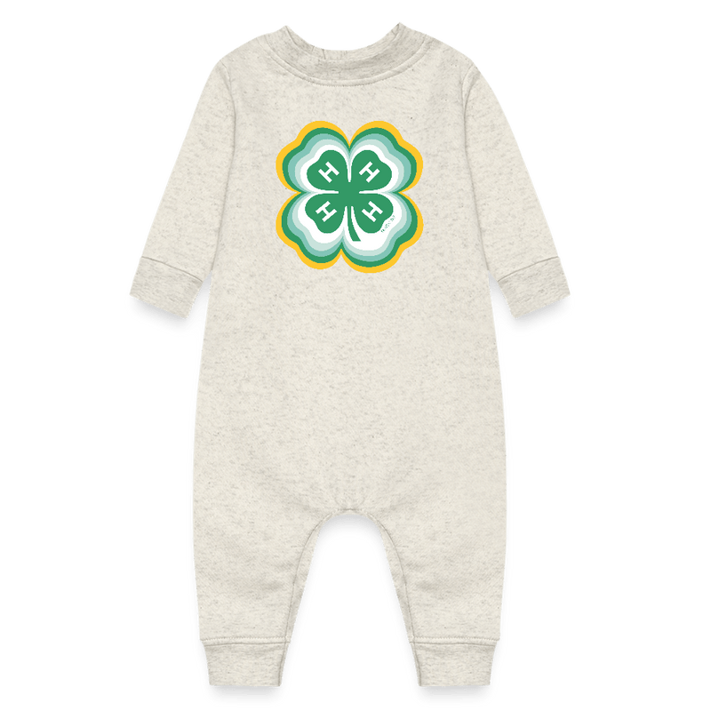 Radiating Clover Baby Fleece One Piece - Shop 4 - H