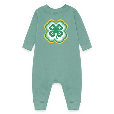 Radiating Clover Baby Fleece One Piece - Shop 4 - H