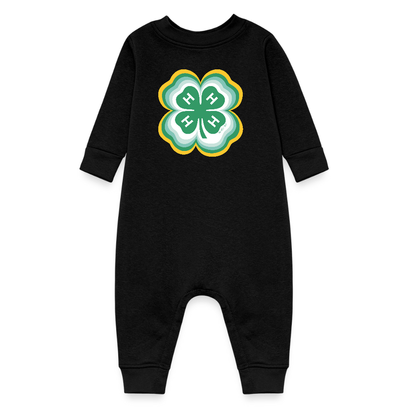 Radiating Clover Baby Fleece One Piece - Shop 4 - H