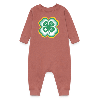Radiating Clover Baby Fleece One Piece - Shop 4 - H