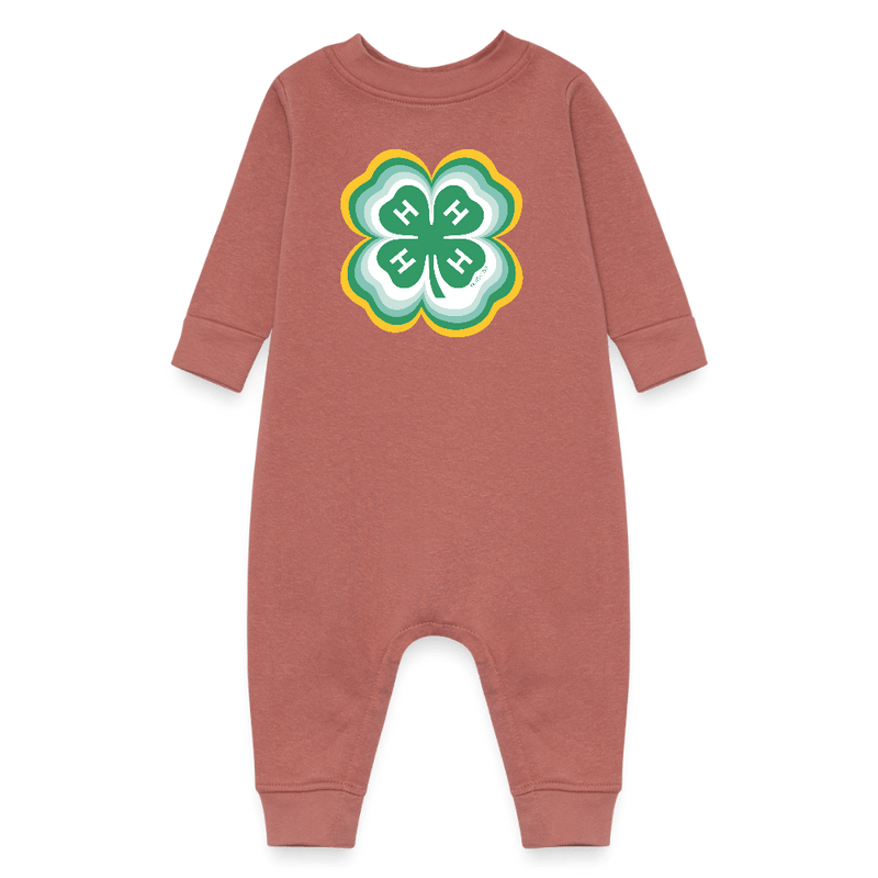 Radiating Clover Baby Fleece One Piece - Shop 4 - H