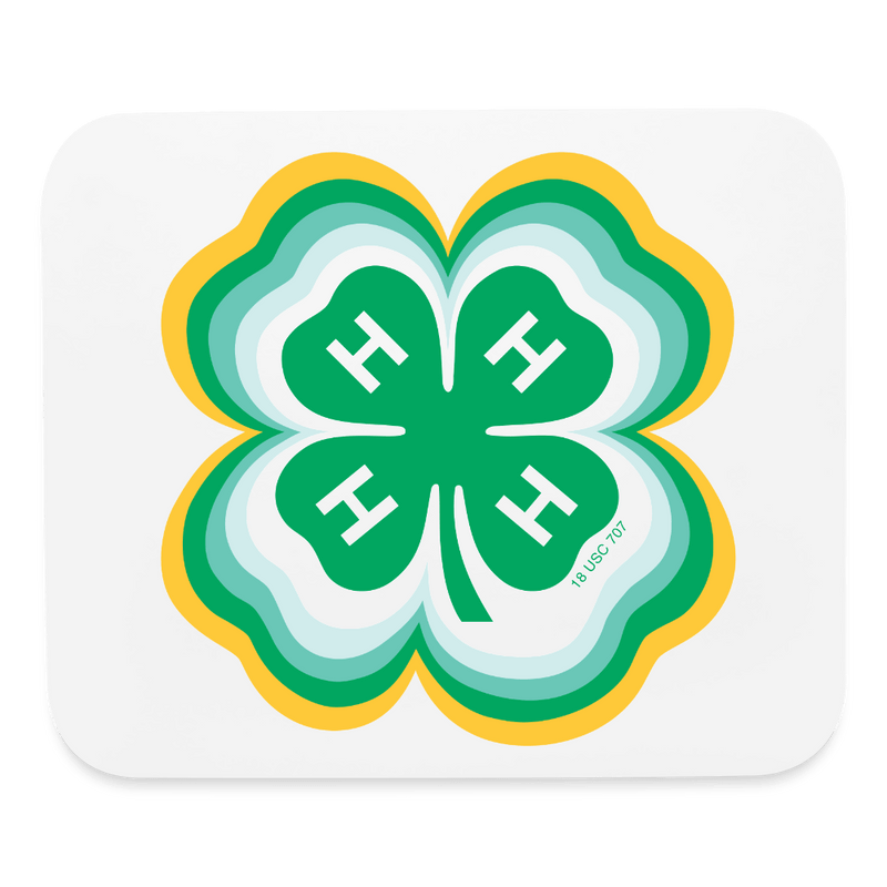 Radiating Clover Mouse Pad - Shop 4 - H