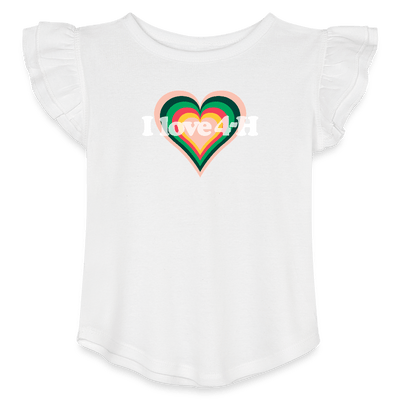 Toddler Girls I Love 4 - H Flutter T-shirt - Shop 4 - H