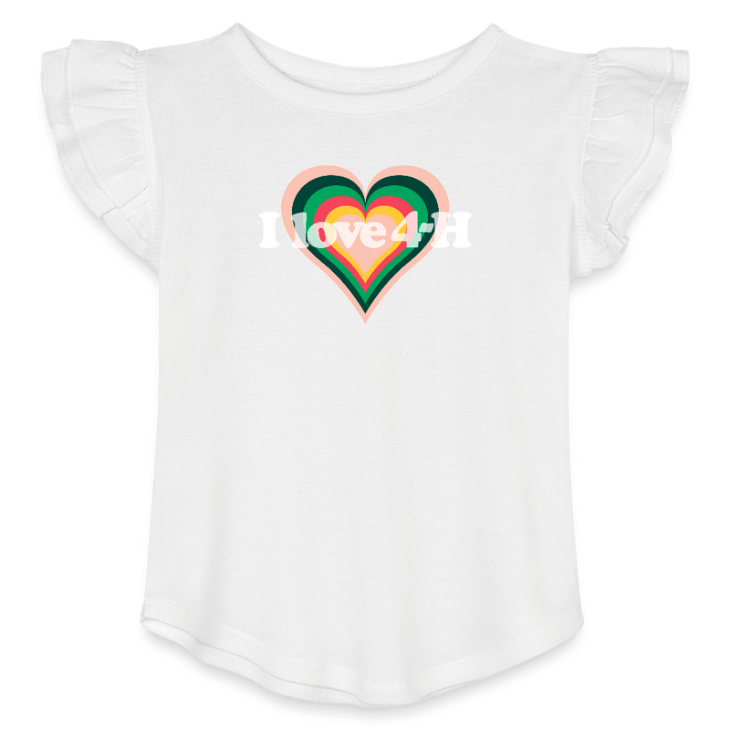 Toddler Girls I Love 4 - H Flutter T-shirt - Shop 4 - H