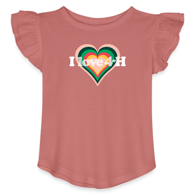 Toddler Girls I Love 4 - H Flutter T-shirt - Shop 4 - H