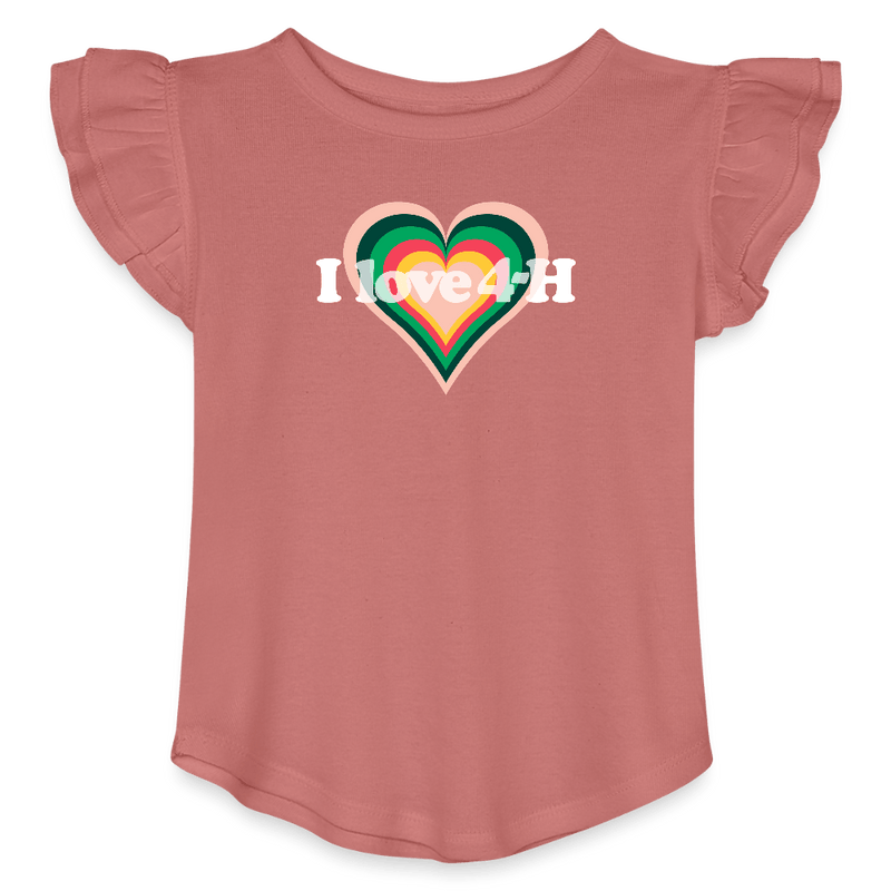 Toddler Girls I Love 4 - H Flutter T-shirt - Shop 4 - H