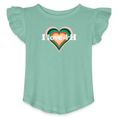 Toddler Girls I Love 4 - H Flutter T-shirt - Shop 4 - H