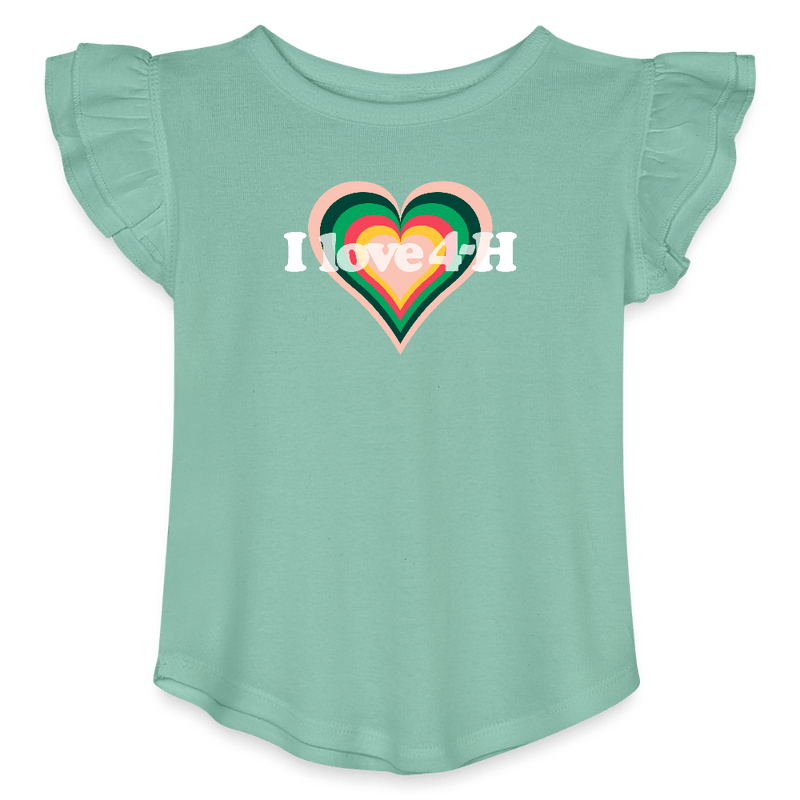 Toddler Girls I Love 4 - H Flutter T-shirt - Shop 4 - H