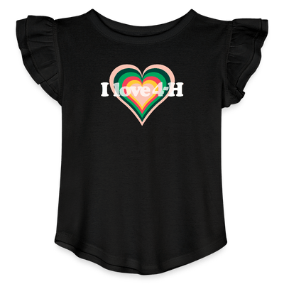 Toddler Girls I Love 4 - H Flutter T-shirt - Shop 4 - H