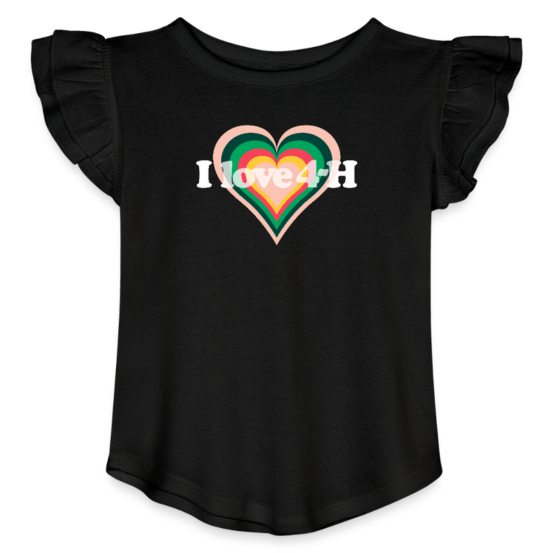 Toddler Girls I Love 4 - H Flutter T-shirt - Shop 4 - H