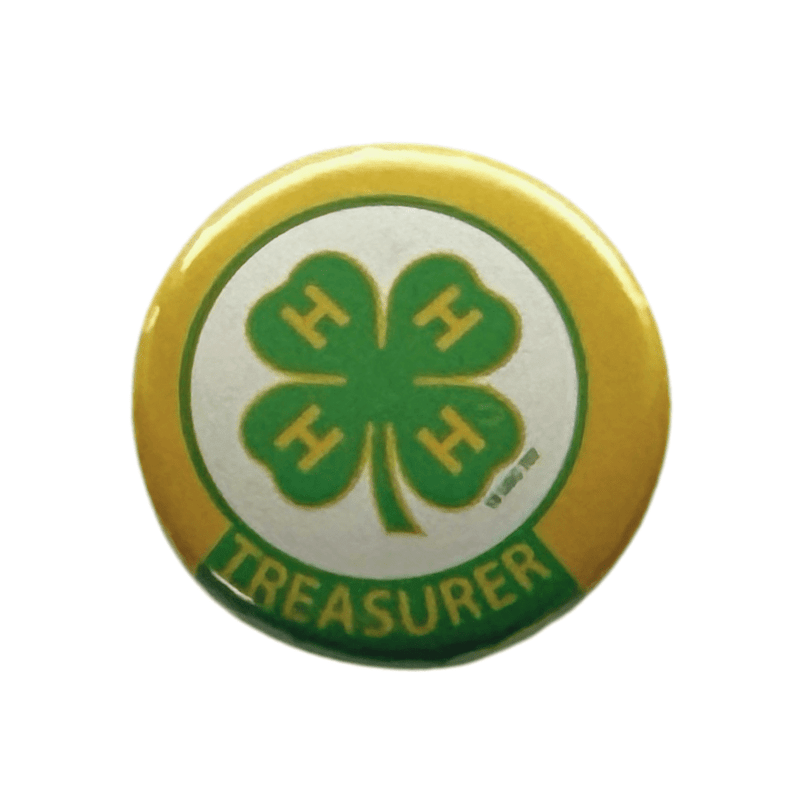 Treasurer Button - Shop 4 - H