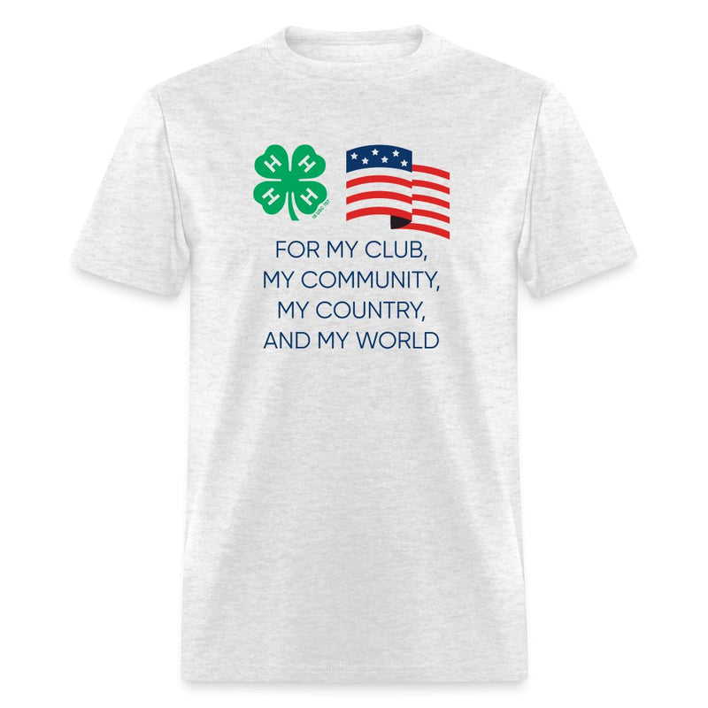 Unisex 4 - H Flag Light Colors T-Shirt - Shop 4 - H