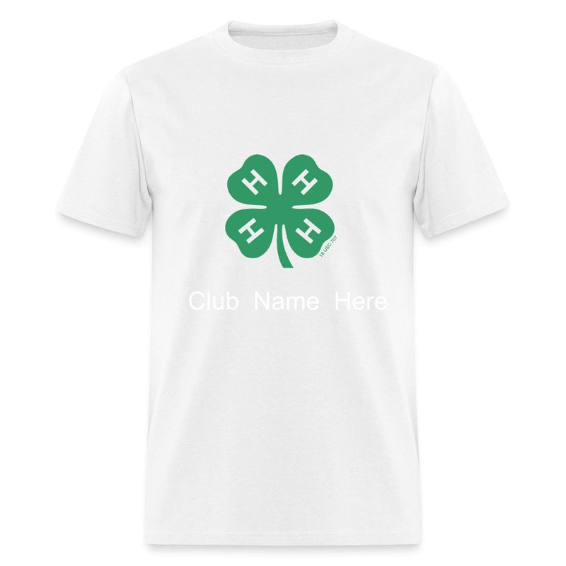 Unisex Classic Clover T-Shirt with Club or Event Customization - Shop 4 - H