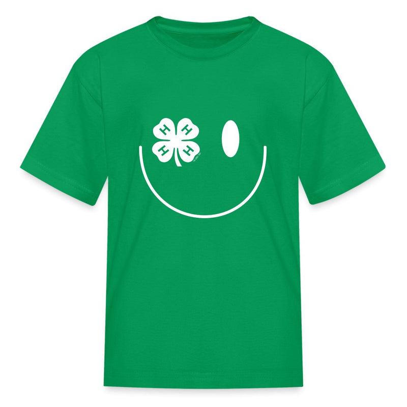 Youth 4 - H Smiley T-Shirt - Shop 4 - H