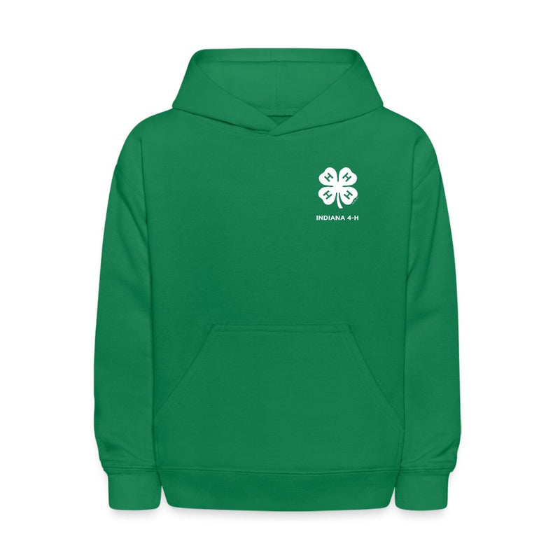 Youth Indiana 4 - H Bold Text Hoodie - Shop 4 - H