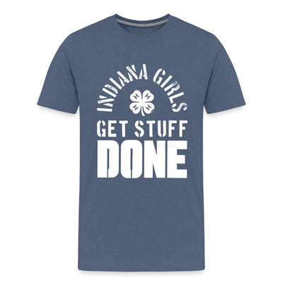 Youth Indiana Girls Get Stuff Done Classic T-Shirt - Shop 4 - H