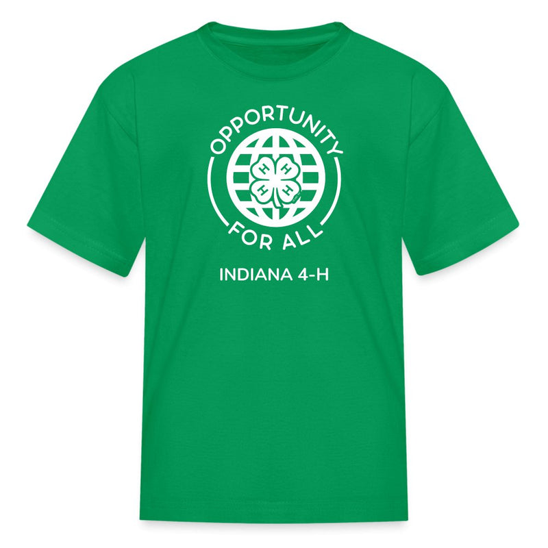 Youth Indiana Opportunity For All Classic T-Shirt - Shop 4 - H