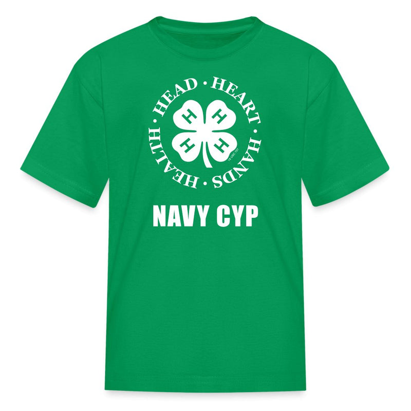 Youth Navy CYP 4 - H Clover Round Green T-Shirt - Shop 4 - H