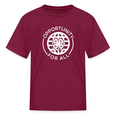 Youth Opportunity For All T-Shirt - Shop 4 - H