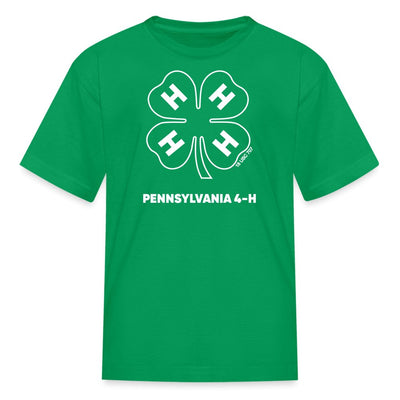 Youth Pennsylvania 4 - H Clover Outline Classic T-Shirt - Shop 4 - H