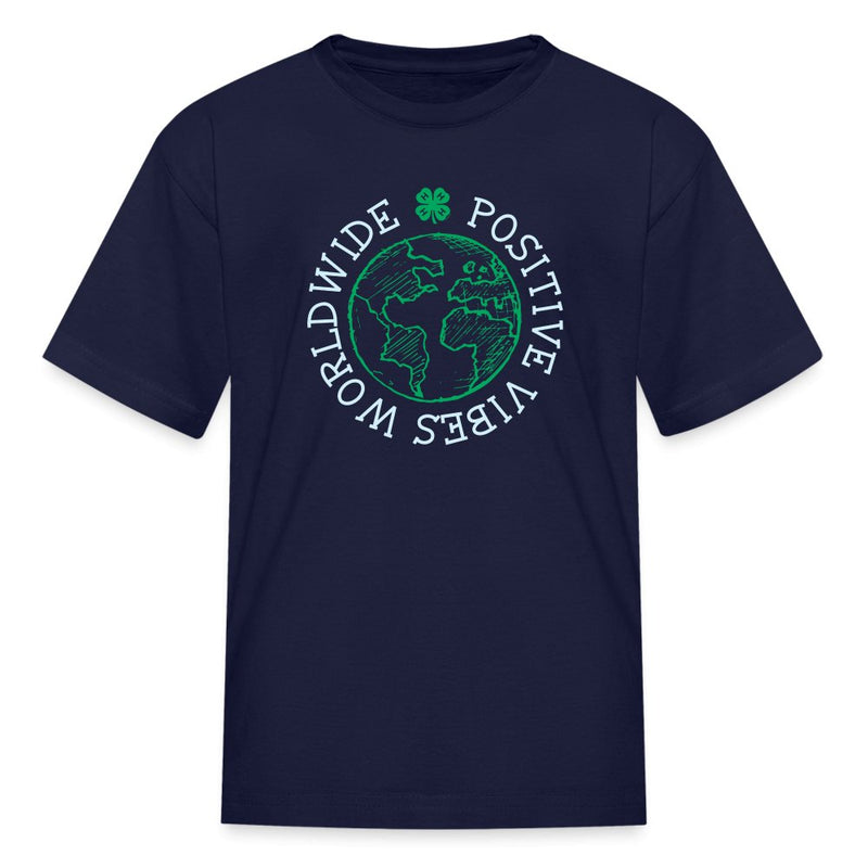 Youth Positive Vibes World Wide 4 - H T-Shirt - Shop 4 - H