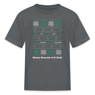 Youth Stony Ground 4 - H Clover Outline Classic T-Shirt - Shop 4 - H