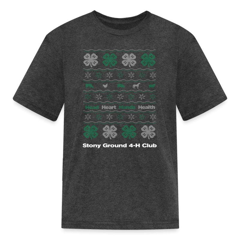 Youth Stony Ground 4 - H Clover Outline Classic T-Shirt - Shop 4 - H