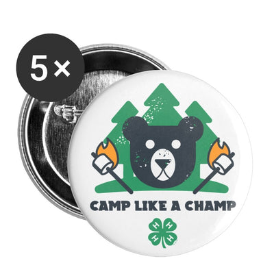 4-H Camp Like A Champ Buttons large 2.2'' (5-pack) - Shop 4-H