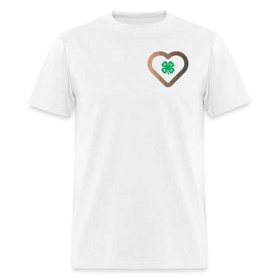 4-H Diversity Heart Left Chest T-Shirt - Shop 4-H