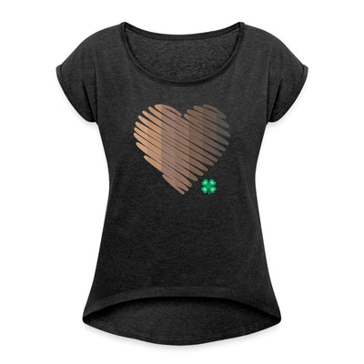 4-H Diversity Heart Women's Roll Cuff T-Shirt - Shop 4-H