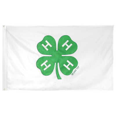 4-H Flag - 4’ x 6’ with Grommets - Shop 4-H