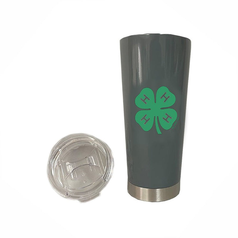 4-H Grey and Black 4-H Double Wall Tumbler - Shop 4-H