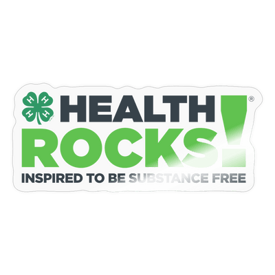 4-H Health Rocks! Decal Sticker - Shop 4-H