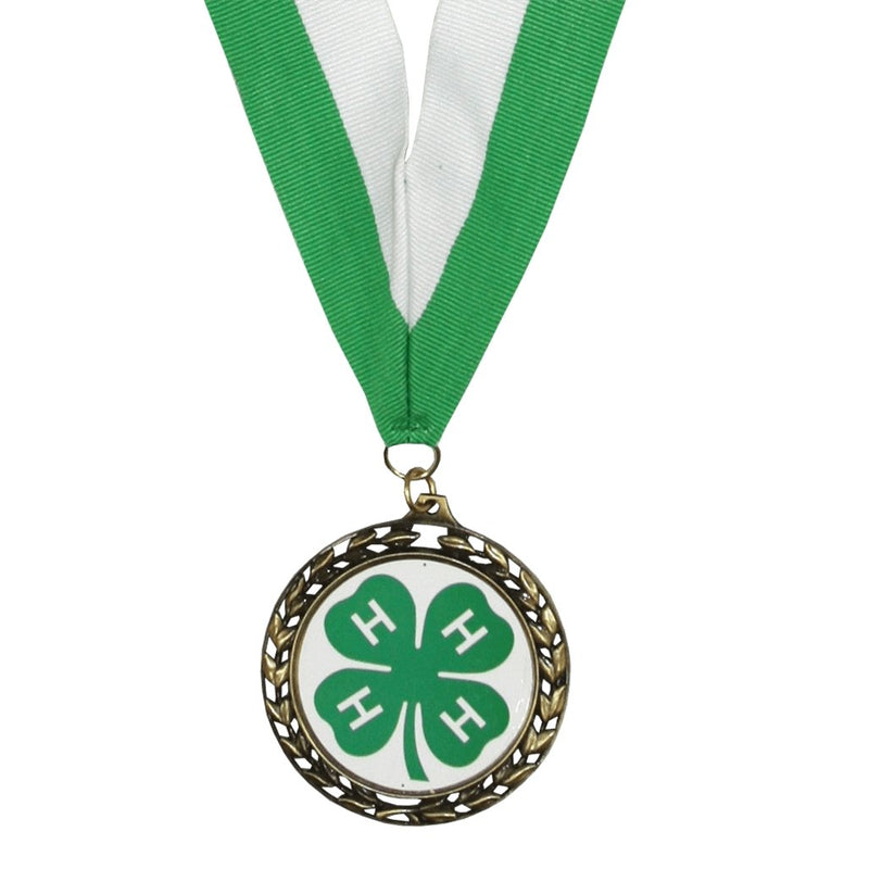 4-H Medal With Green & White Ribbon – Shop 4-H