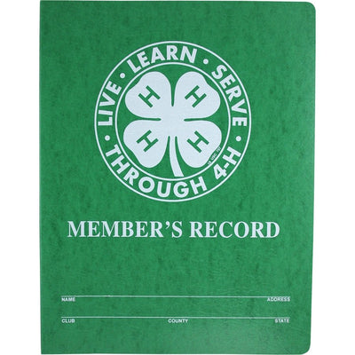 4-H Member's Record Book Cover - Shop 4-H