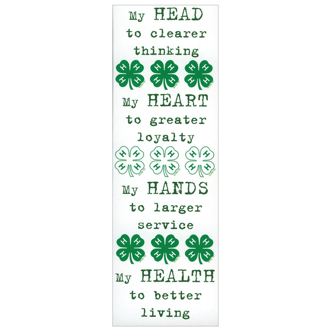 4-H Pledge Bookmark – Shop 4-H