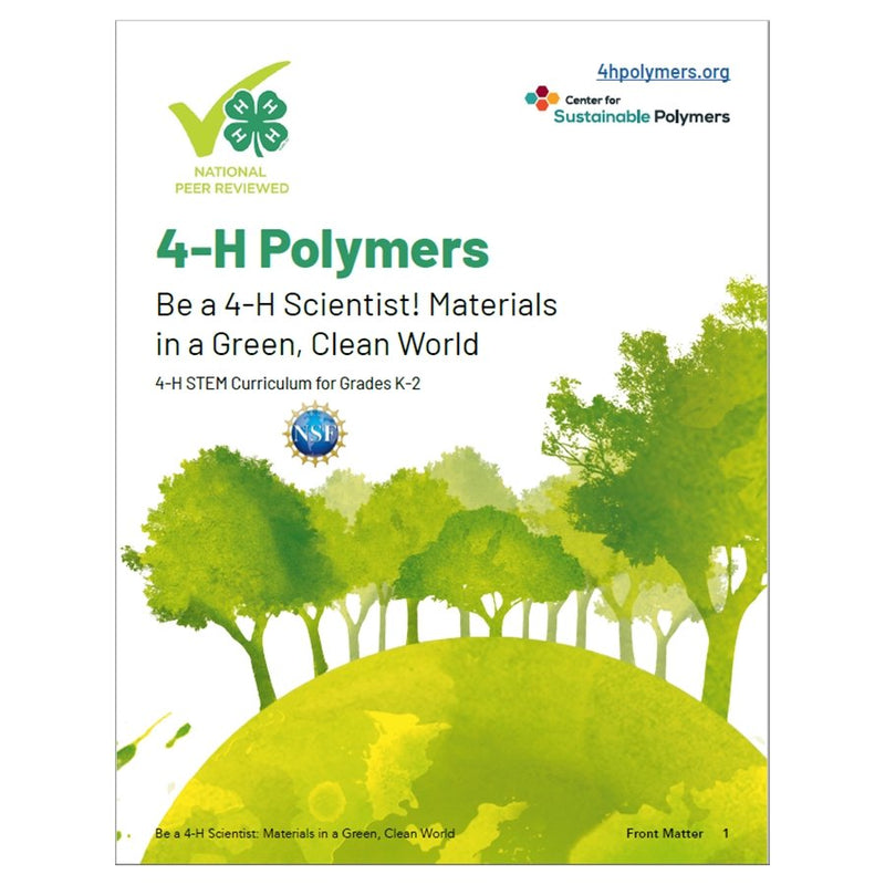 4-H Polymers: Be a Scientist! Materials in a Green, Clean World - Shop 4-H