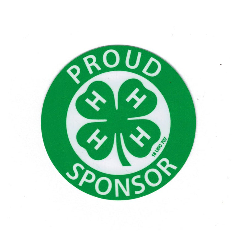 4-H Proud Sponsor Sticker - Shop 4-H