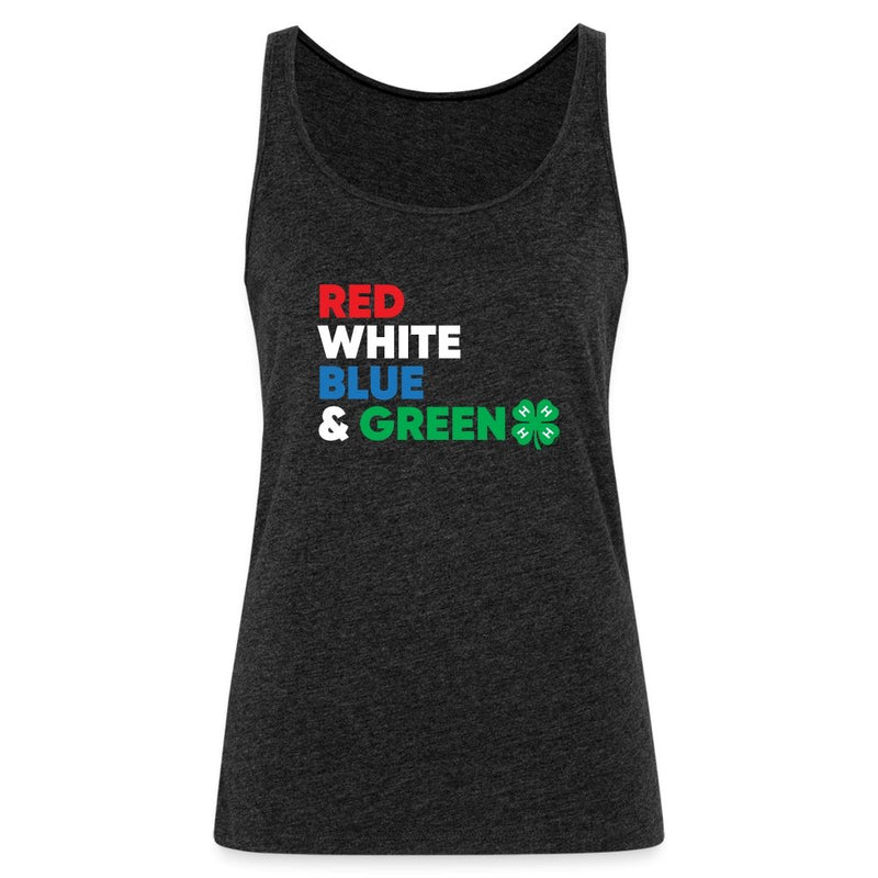 4-H Red White Blue & Green Women’s Premium Tank Top - Shop 4-H