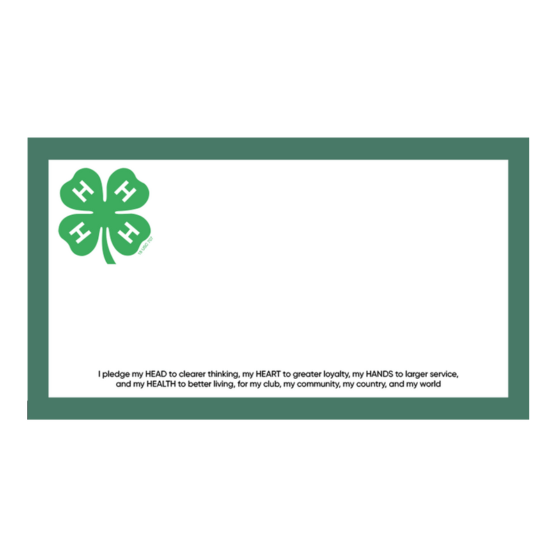 4-H Stall Plate with Green Border - Shop 4-H
