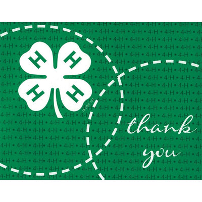 4-H Thank You Note Cards (Pack of 20) - Shop 4-H