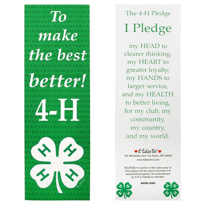 4-H To Make the Best Better Bookmark - Shop 4-H