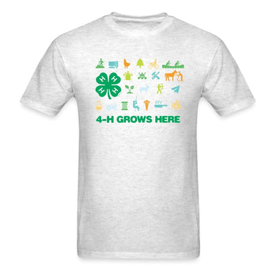 Adult 4-H Grows Here Icon T-shirt - Shop 4-H