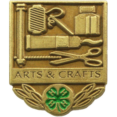 Arts & Crafts Pin - Shop 4-H