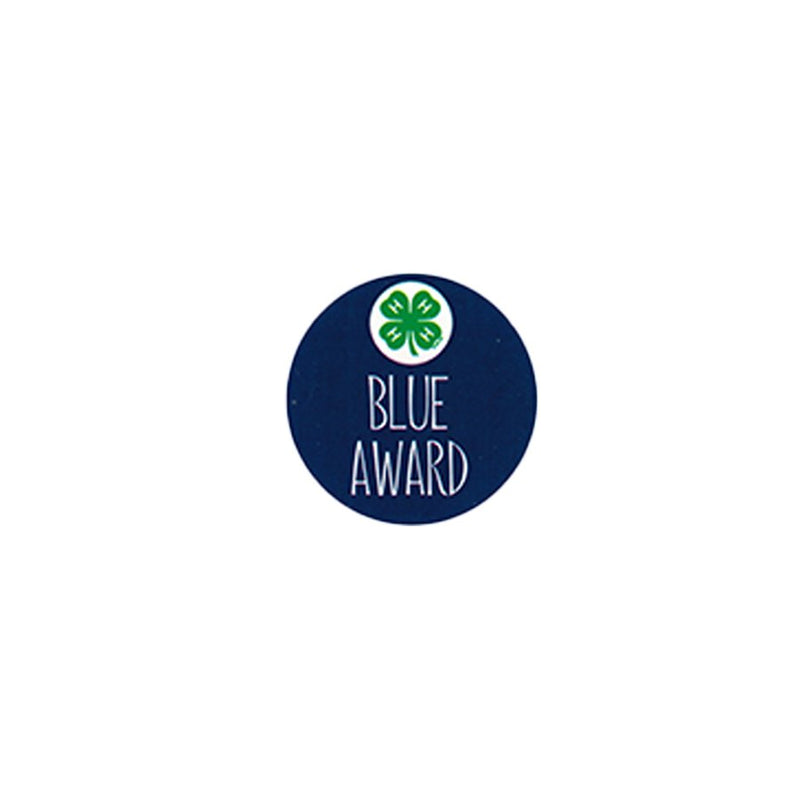 Blue Award Stickers (100) - Shop 4-H