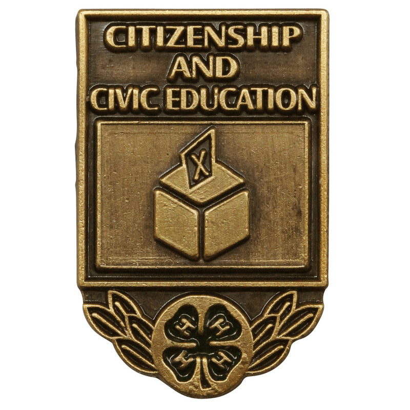 Citizenship & Civic Pin - Shop 4-H