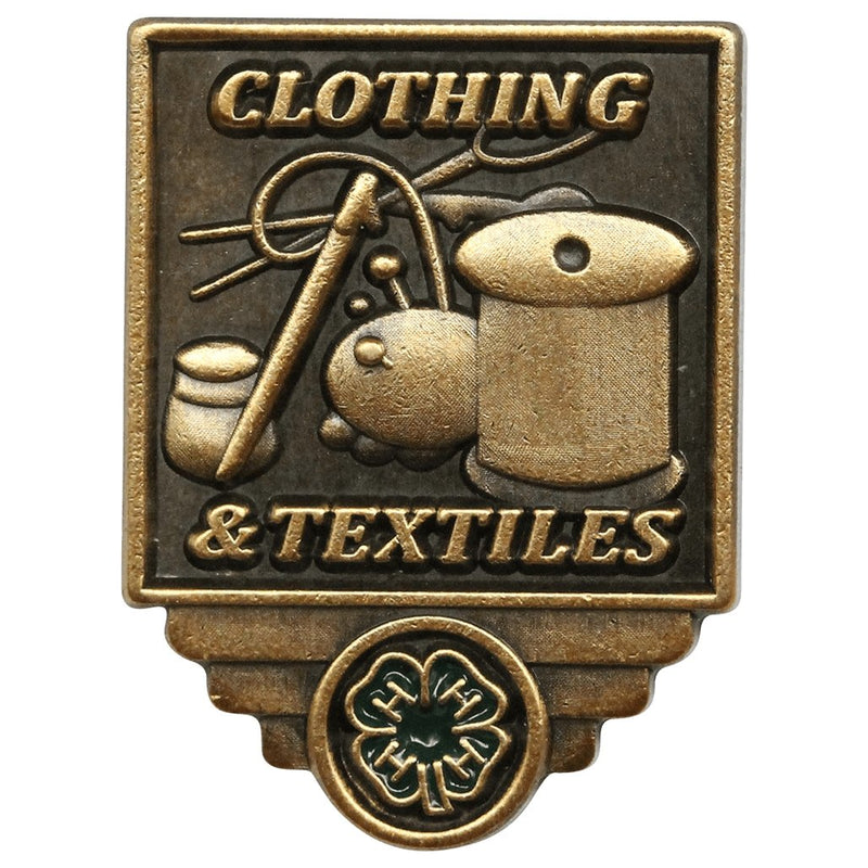 Clothing and Textiles Pin - Shop 4-H