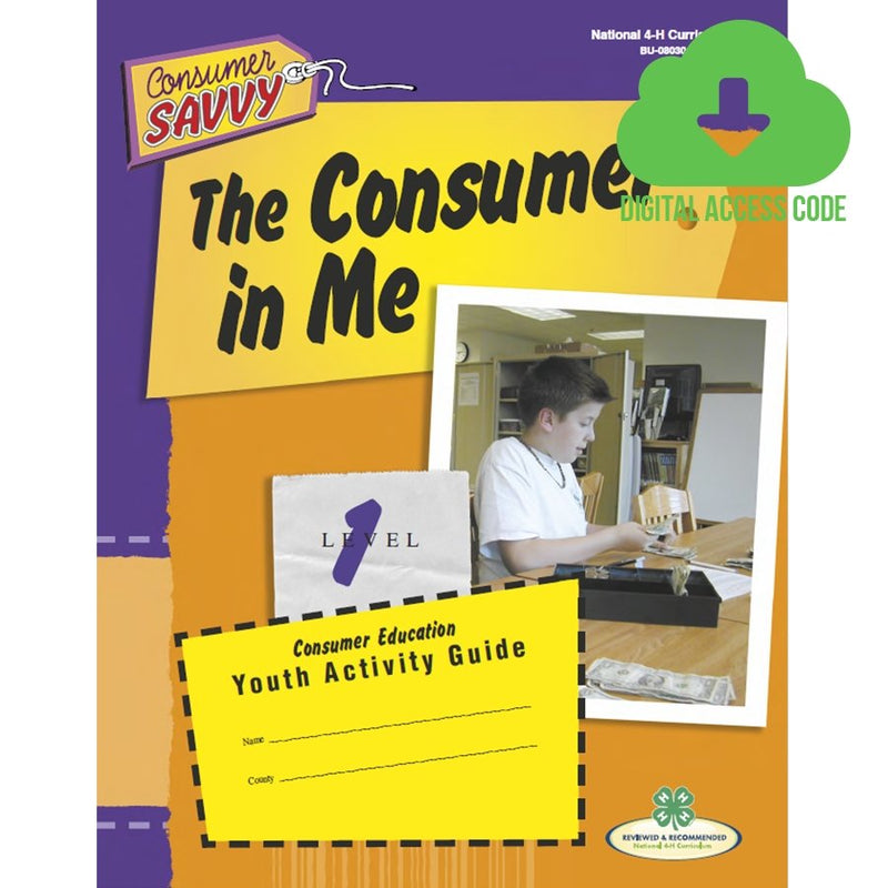 Consumer Savvy Level 1: The Consumer in Me Digital Access Code - Shop 4-H