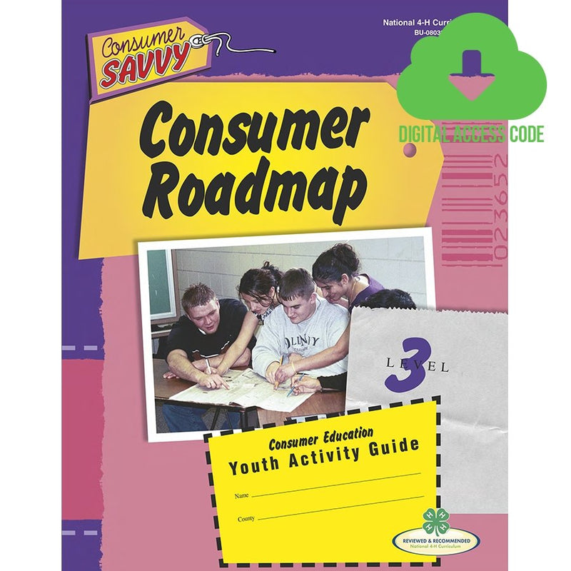 Consumer Savvy Level 3: Consumer Roadmap Digital Access Code - Shop 4-H