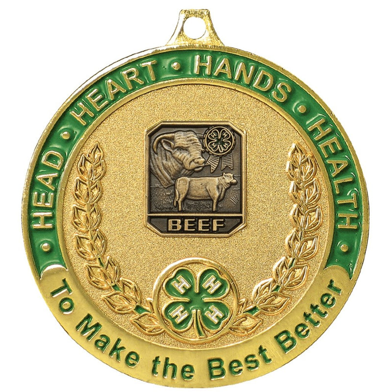 Custom 4-H Beef Medal - Shop 4-H